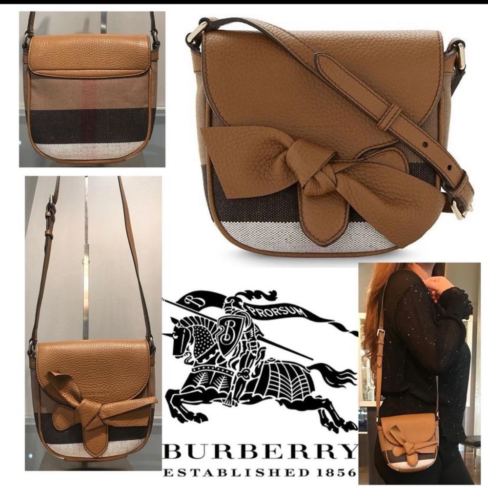 COPY - Burberry Check Bow Crossbody authentic